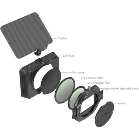SmallRig 4411 - zestaw, Matte Box z regulowanym zaciskiem i zestawem filtrów VND_3